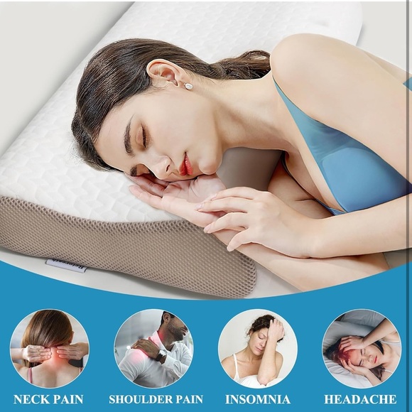 Bed Pillow for Seniors & Elderly, New Material Firm Enhanced Neck Support - Picture 8 of 8